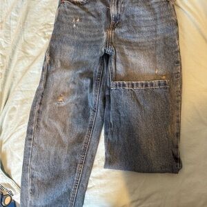 Zara Men's Distressed Blue Jeans